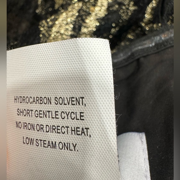 Rene Ruiz Collection Metallic Off-the-shoulder Gown Maxi Dress - Picture 10 of 11